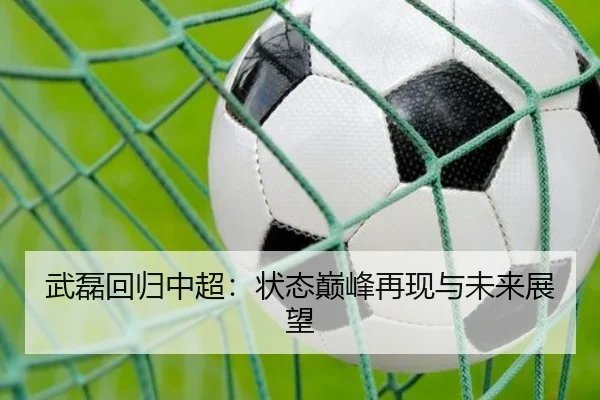 武磊回归中超：状态巅峰再现与未来展望